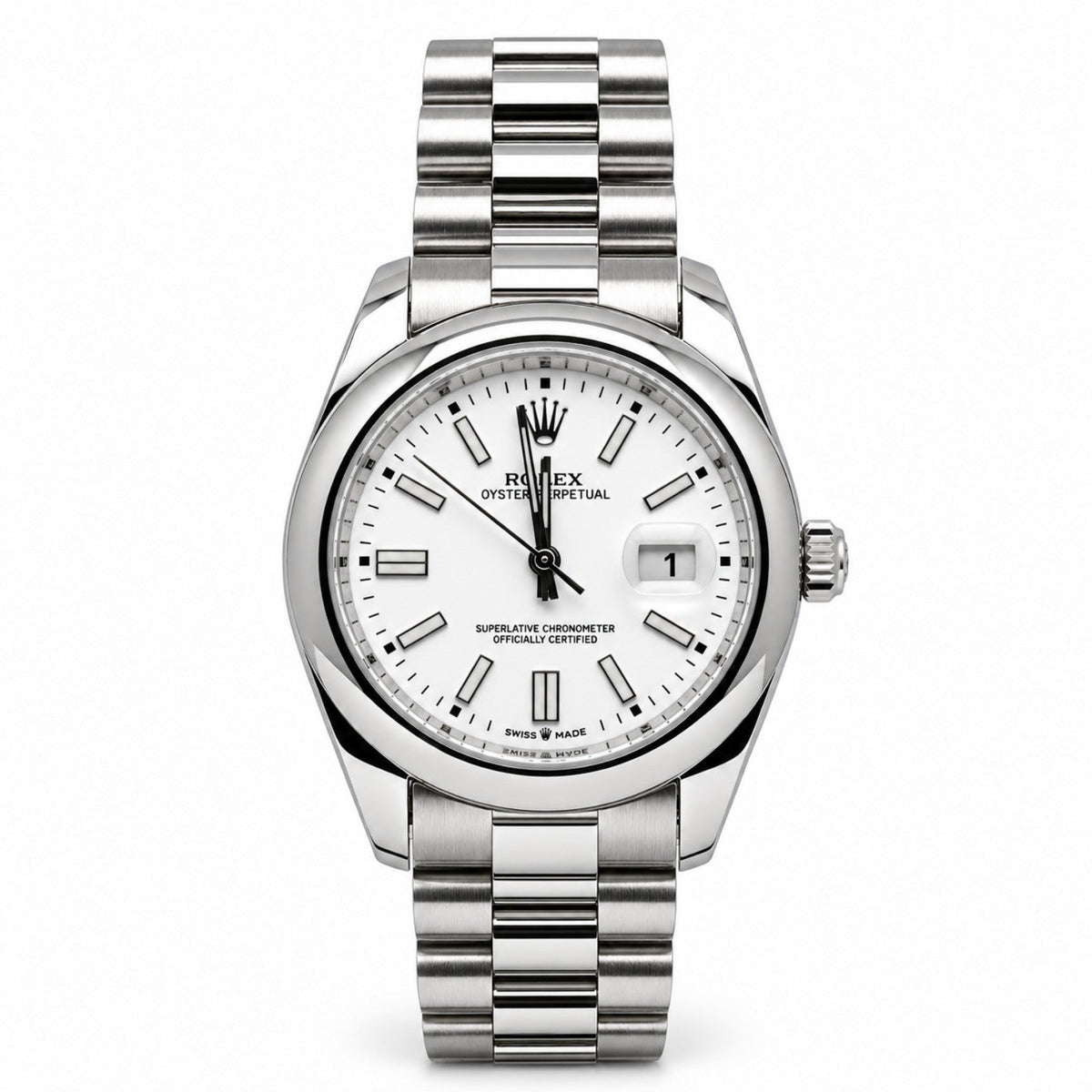 Rolex Classic Dial Steel Watch