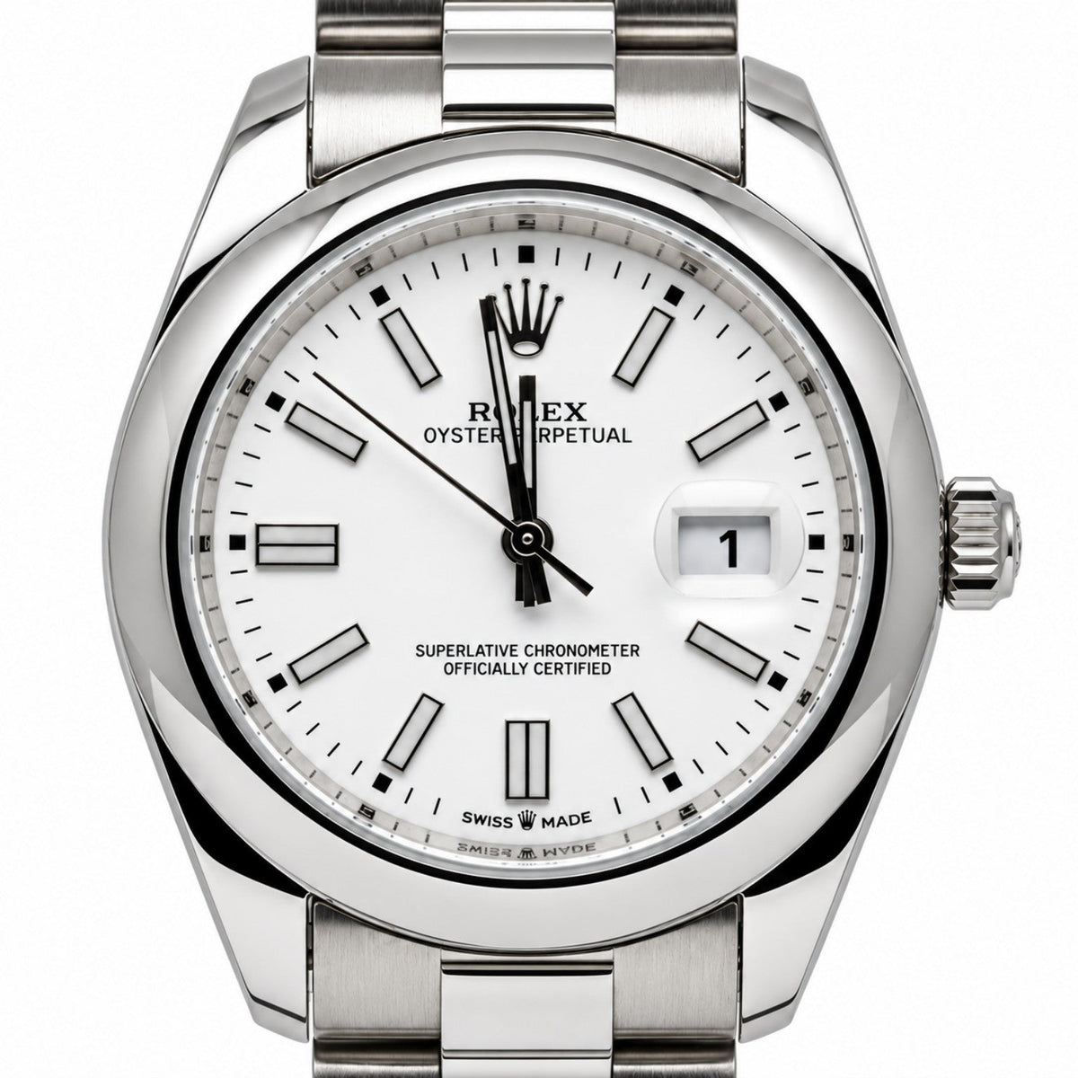 Rolex Classic Dial Steel Watch