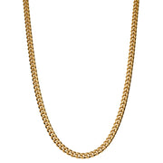 6 mm Gold-Tone Stainless Steel Curb Chain