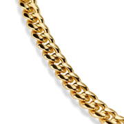 6 mm Gold-Tone Stainless Steel Curb Chain