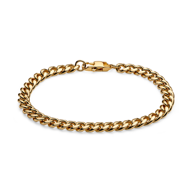 6mm Stainless Steel Curb Chain Bracelet