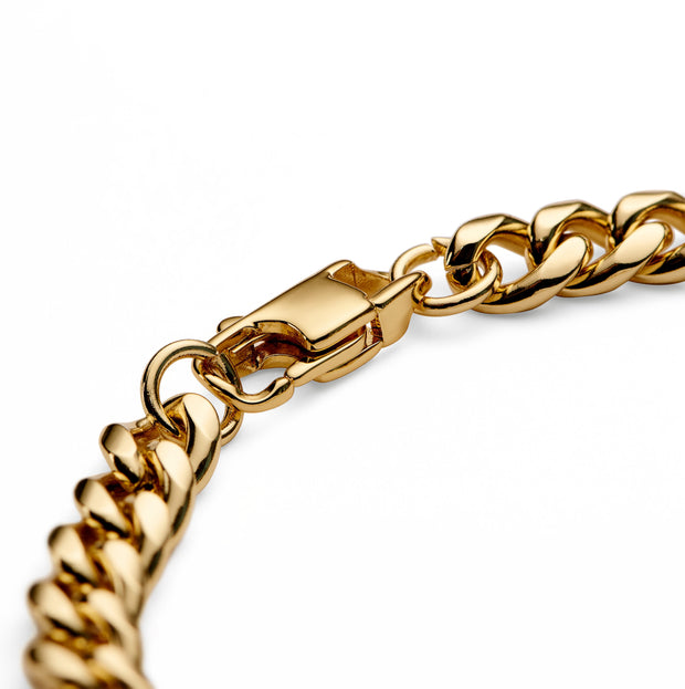6mm Stainless Steel Curb Chain Bracelet