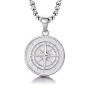 Silver Compass Pendant