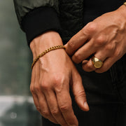 6mm Stainless Steel Curb Chain Bracelet