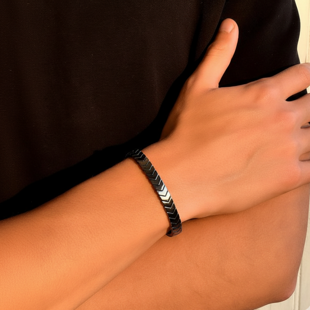 Adjustable Onyx Bracelet