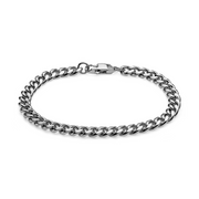 6mm Stainless Steel Curb Chain Bracelet