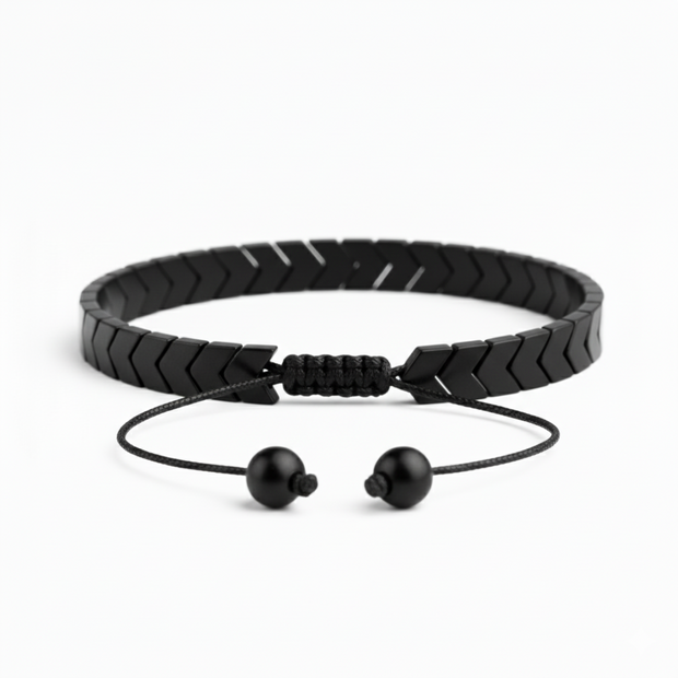 Adjustable Onyx Bracelet