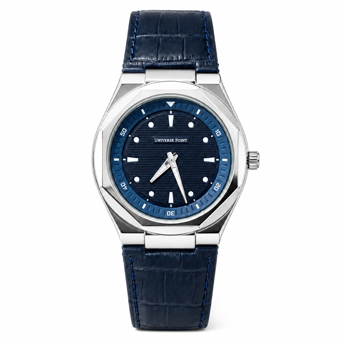 ZAVEN Ocean Blue — Silver Edition Watch