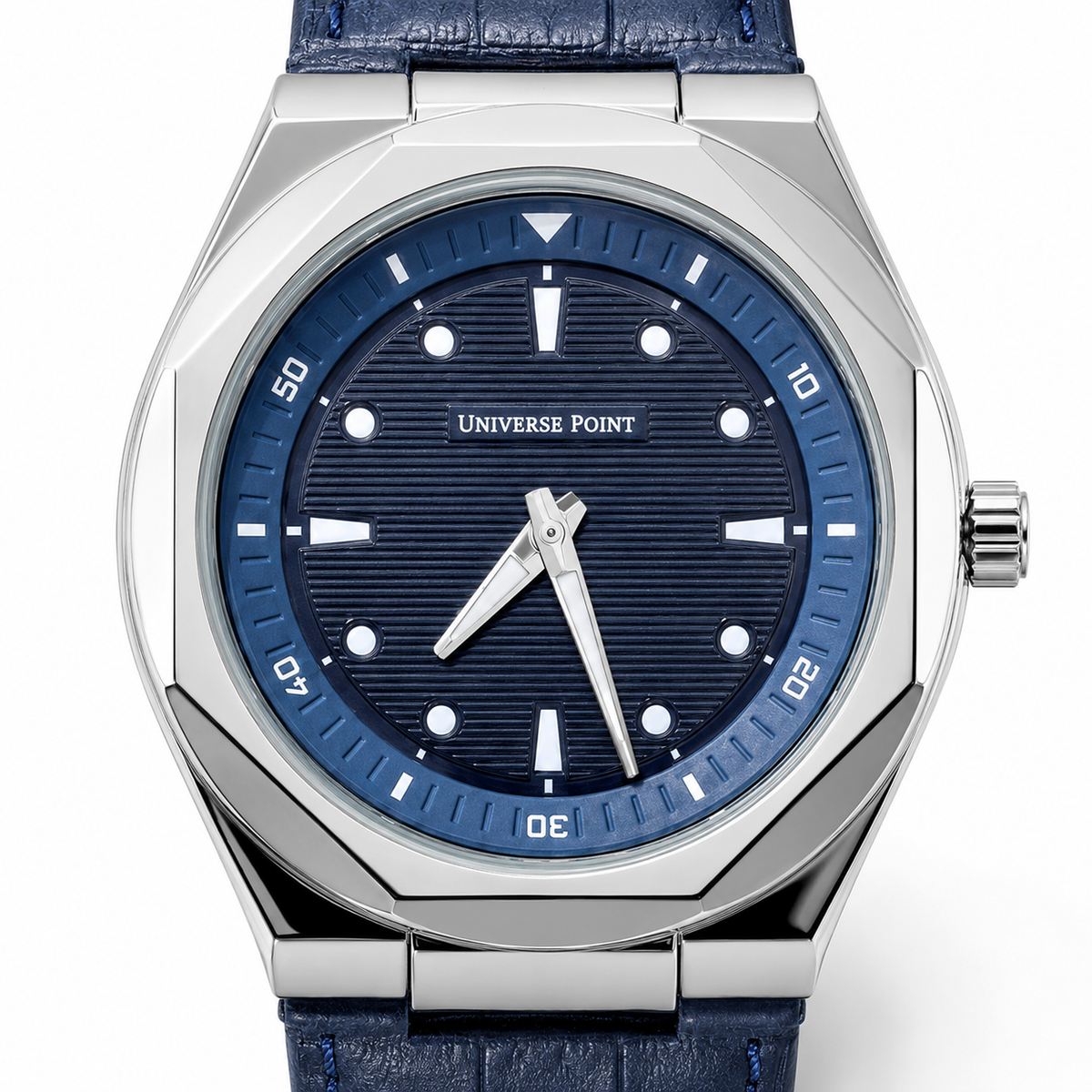 ZAVEN Ocean Blue — Silver Edition Watch