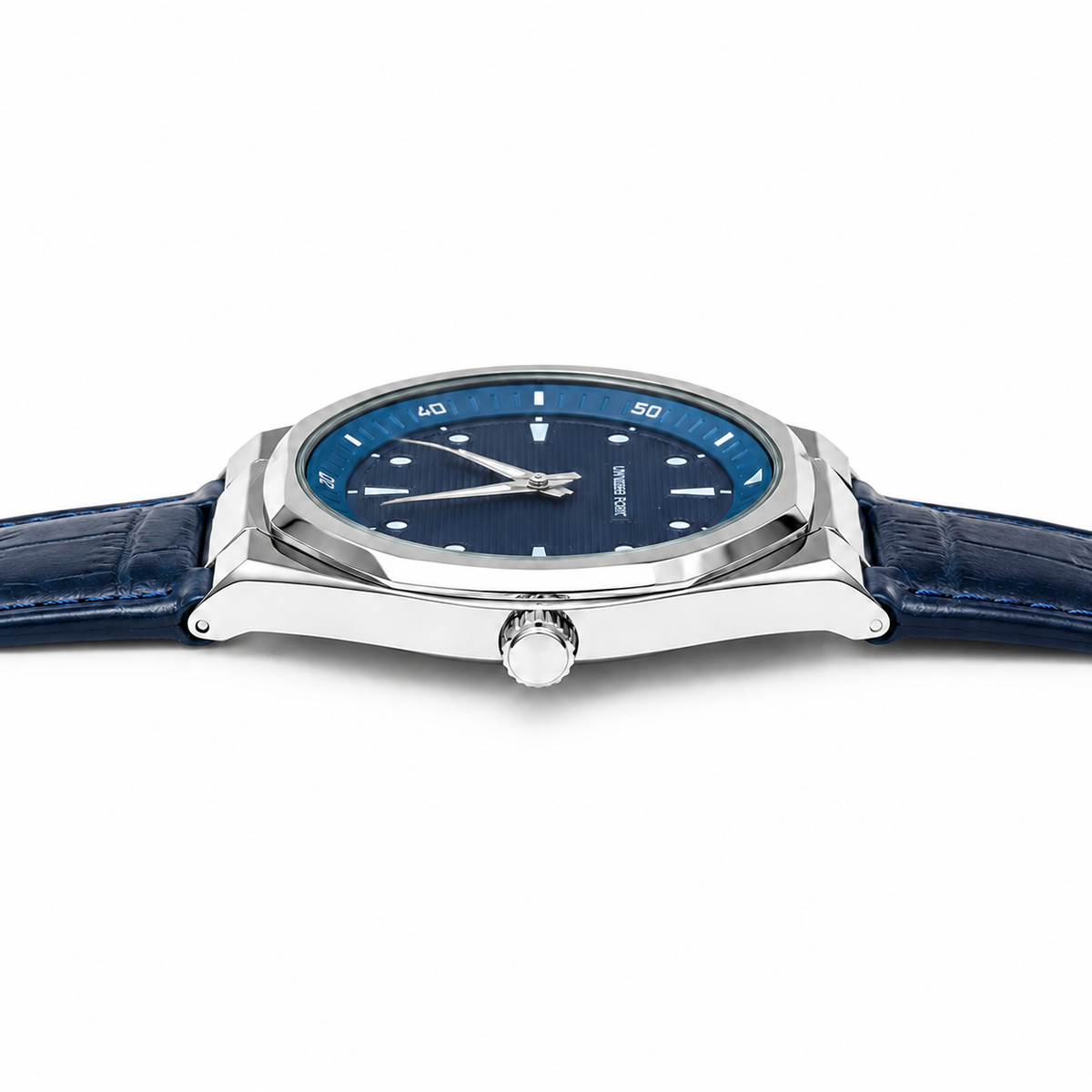 ZAVEN Ocean Blue — Silver Edition Watch
