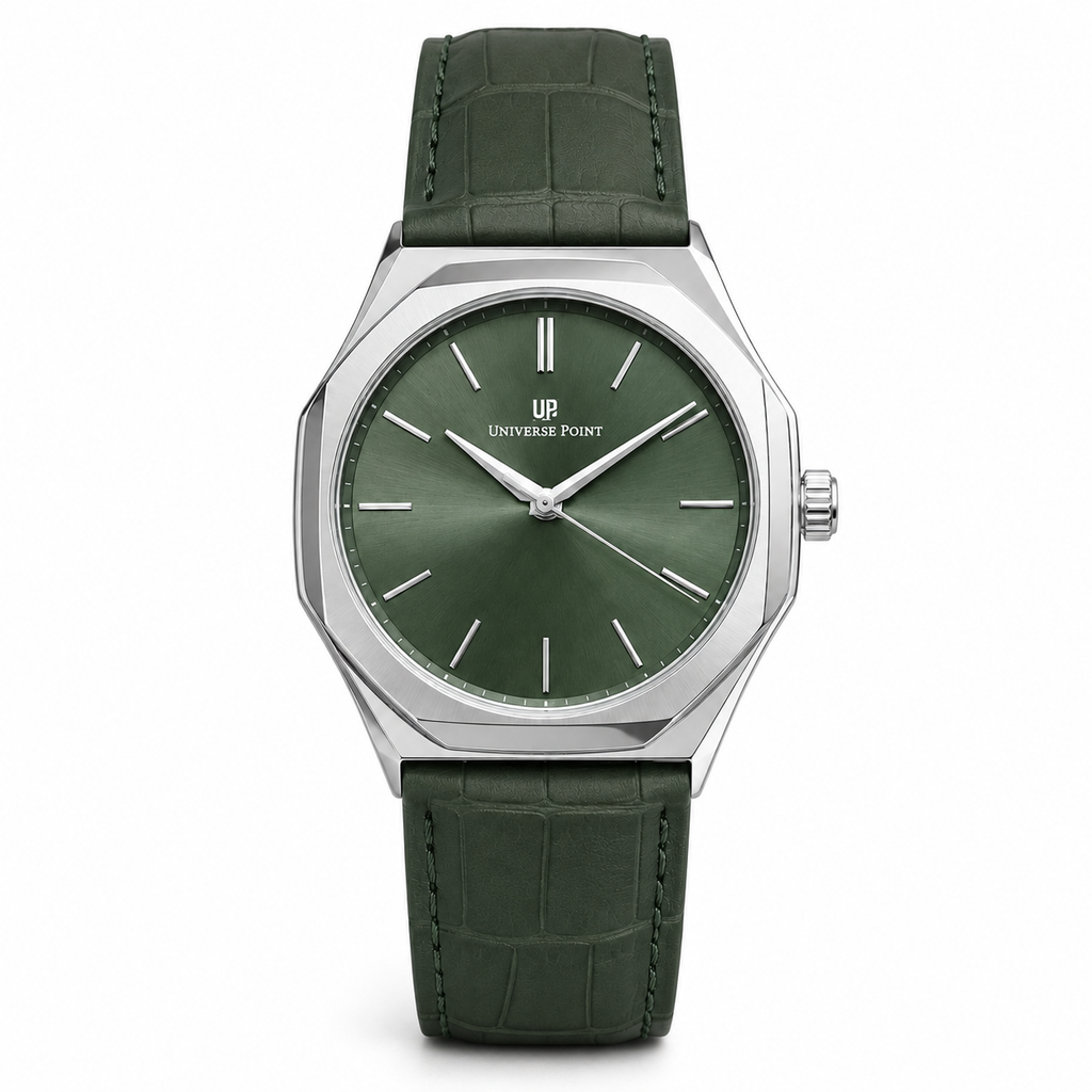 ZAVEN Emerald Classic — Silver Edition Watch