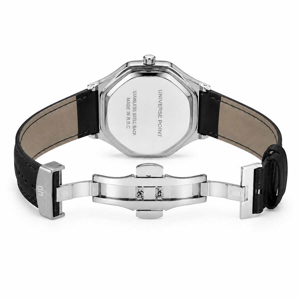 ZAVEN Midnight Black — Silver Edition Watch