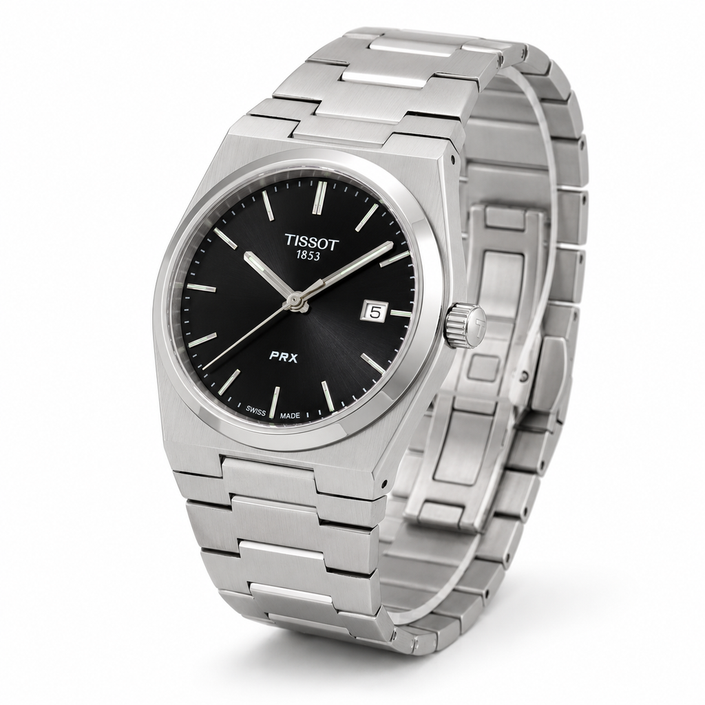 Tissot PRX – Black Dial Silver Watch