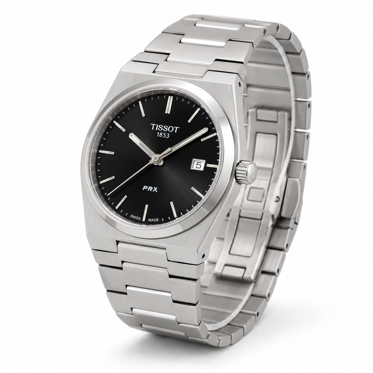 Tissot PRX – Black Dial Silver Watch