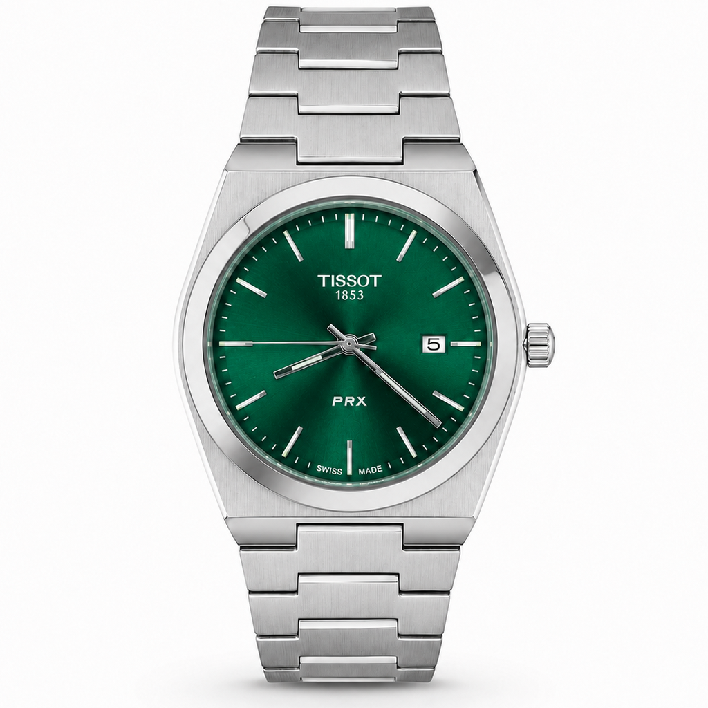 Tissot PRX – Green Dial Silver Watch