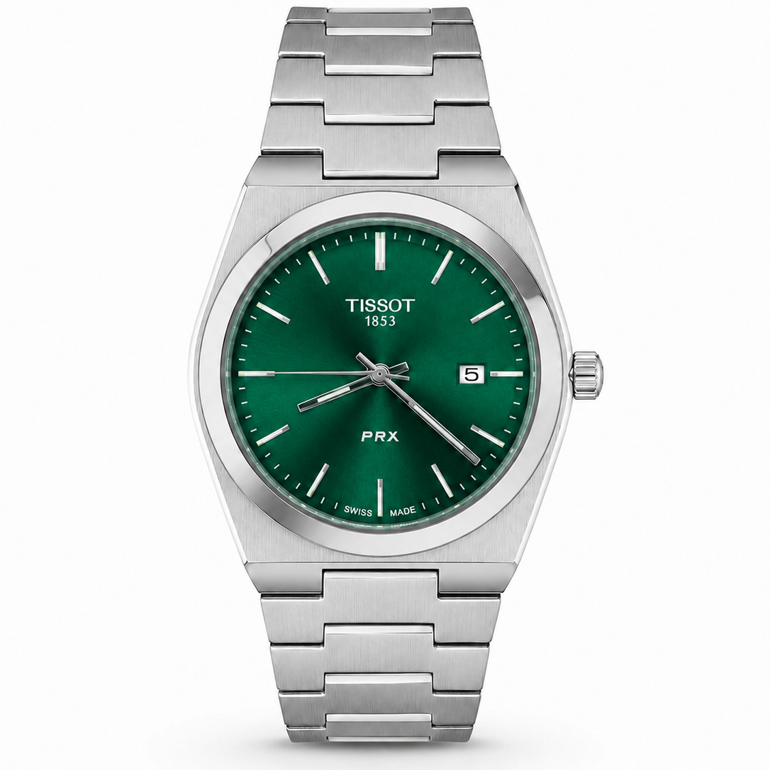 Tissot PRX – Green Dial Silver Watch