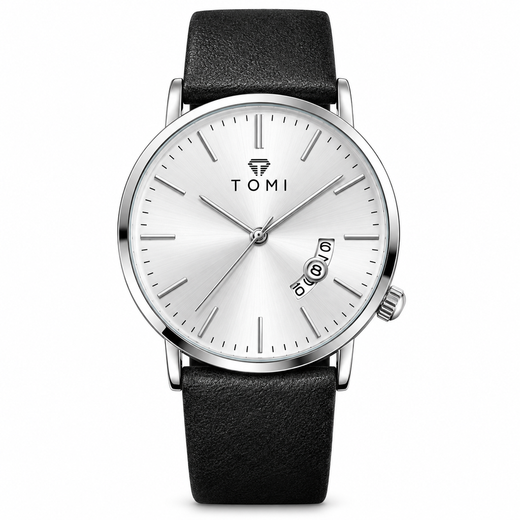 Tomi Heritage Silver Dial Watch