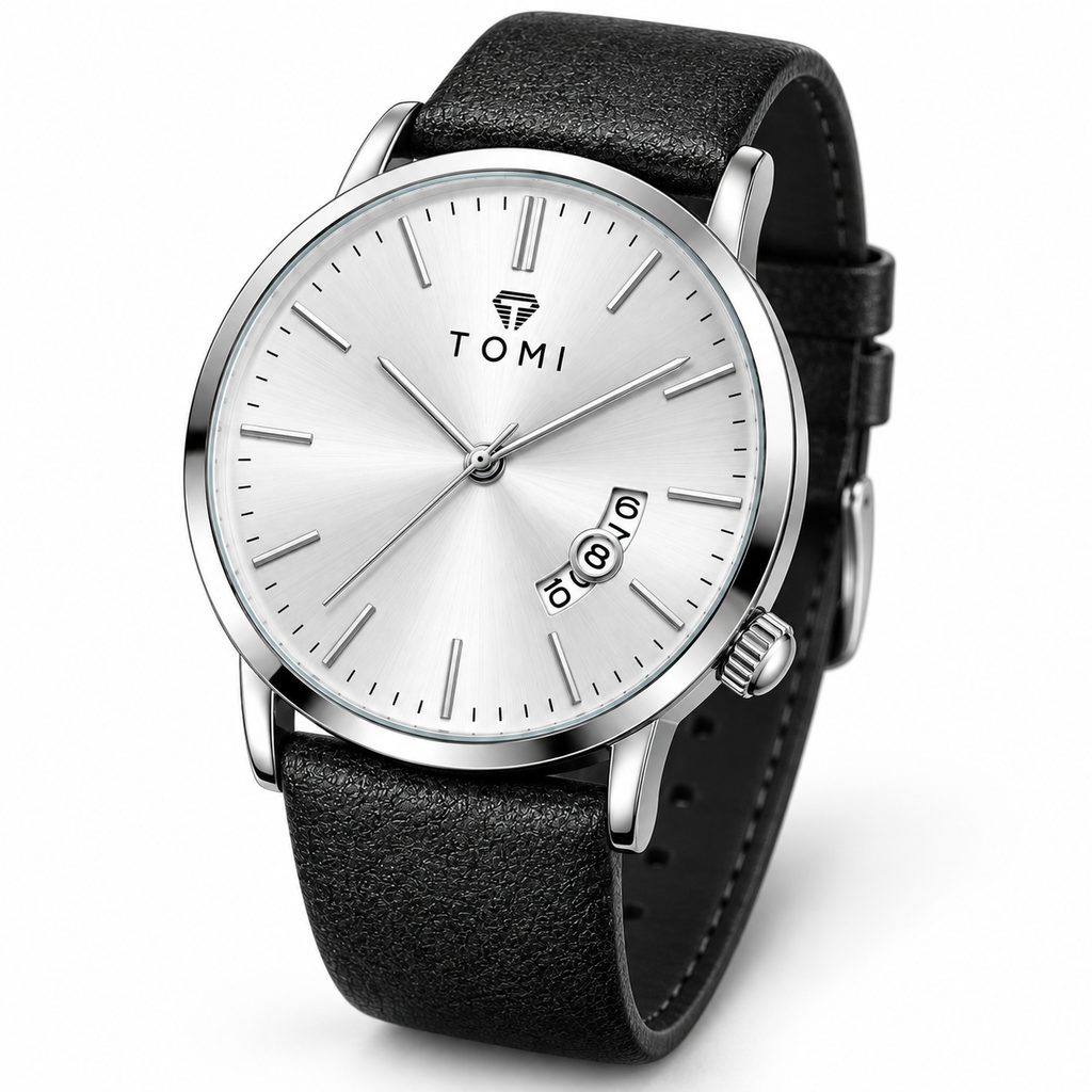 Tomi Heritage Silver Dial Watch
