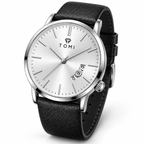 Tomi Heritage Silver Dial Watch