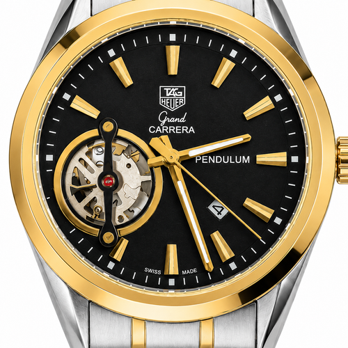 TAG Heuer Grand Carrera – Black & Two-Tone Watch