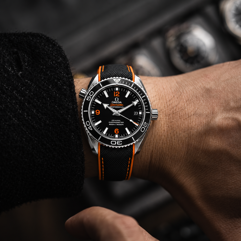 Omega Ocean Edge Diver Watch – Black & Orange