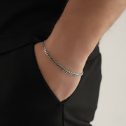 3mm Cuban Chain Bracelet