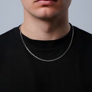 3 mm Gold-Tone Stainless Steel Curb Chain