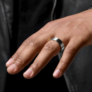 Matte Silver-Tone Ring
