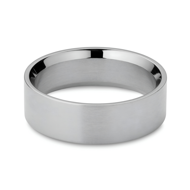 Matte Silver-Tone Ring