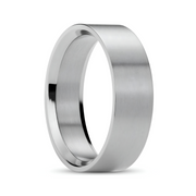 Matte Silver-Tone Ring