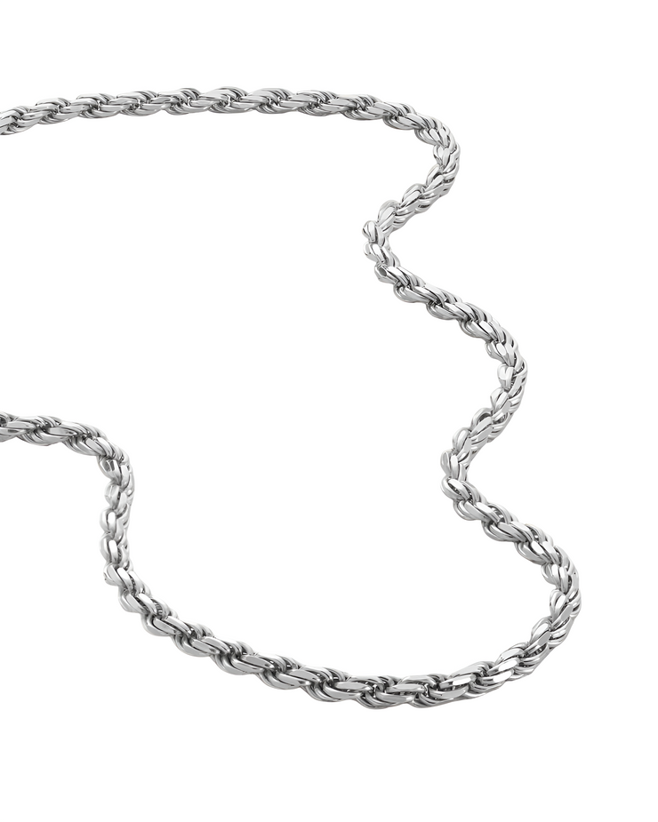 Silver Rope Necklace