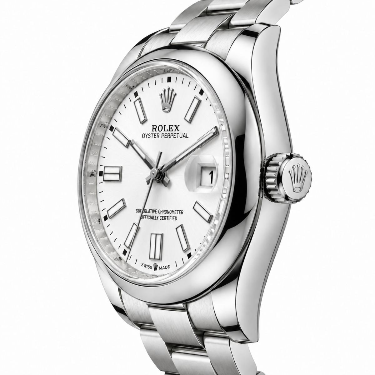 Rolex Classic Dial Steel Watch
